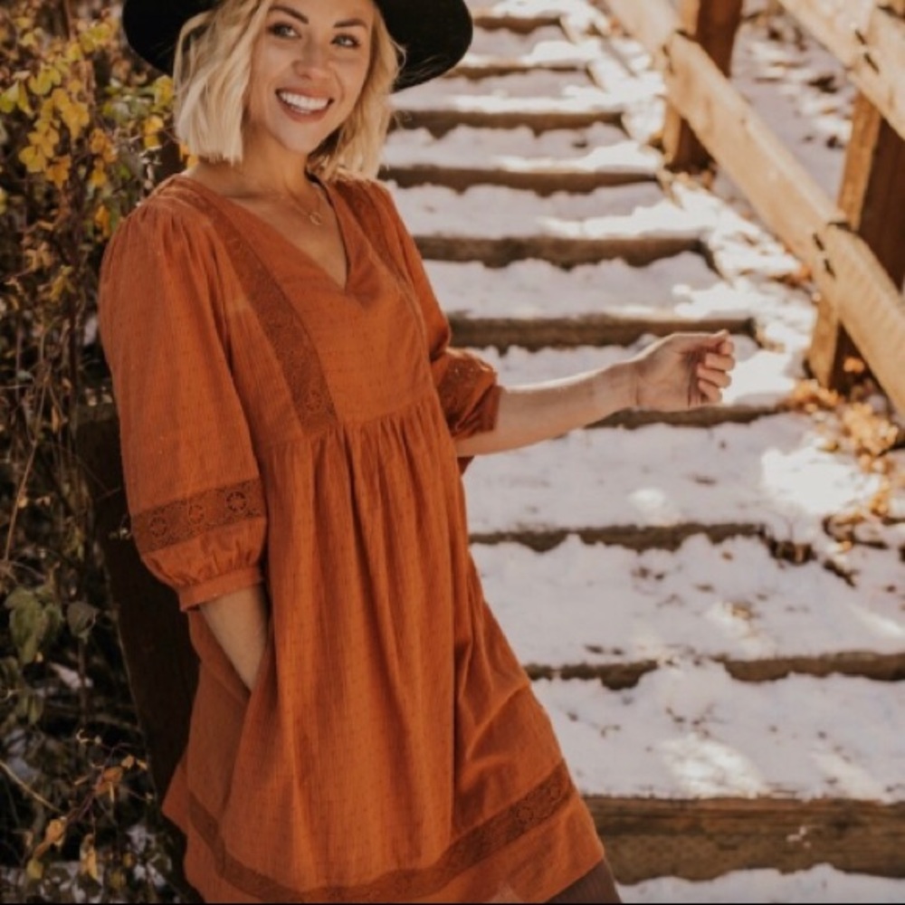 New with tags Roolee rust dress!